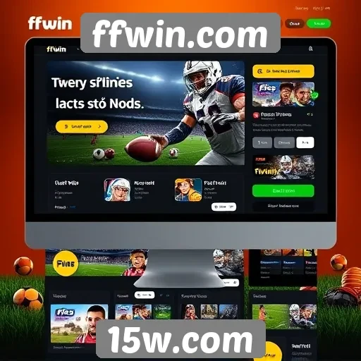 Acessibilidade e navegação no site ffwin.com